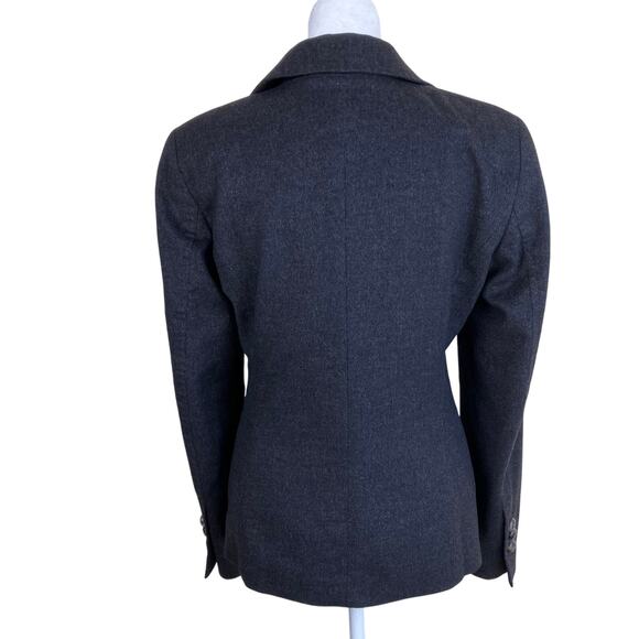 Escada Sz 36 Vintage Cashmere Blazer Single Breasted Tailored Classic Feminine - Picture 4 of 16